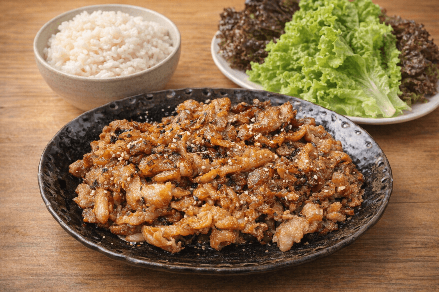 액젓 돼지불고기 완성 요리