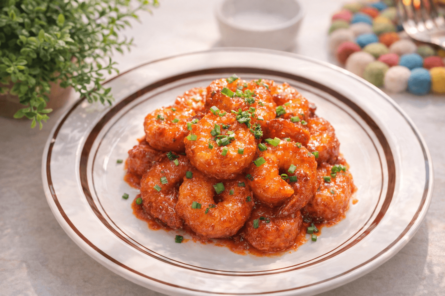 매콤달콤 칠리새우