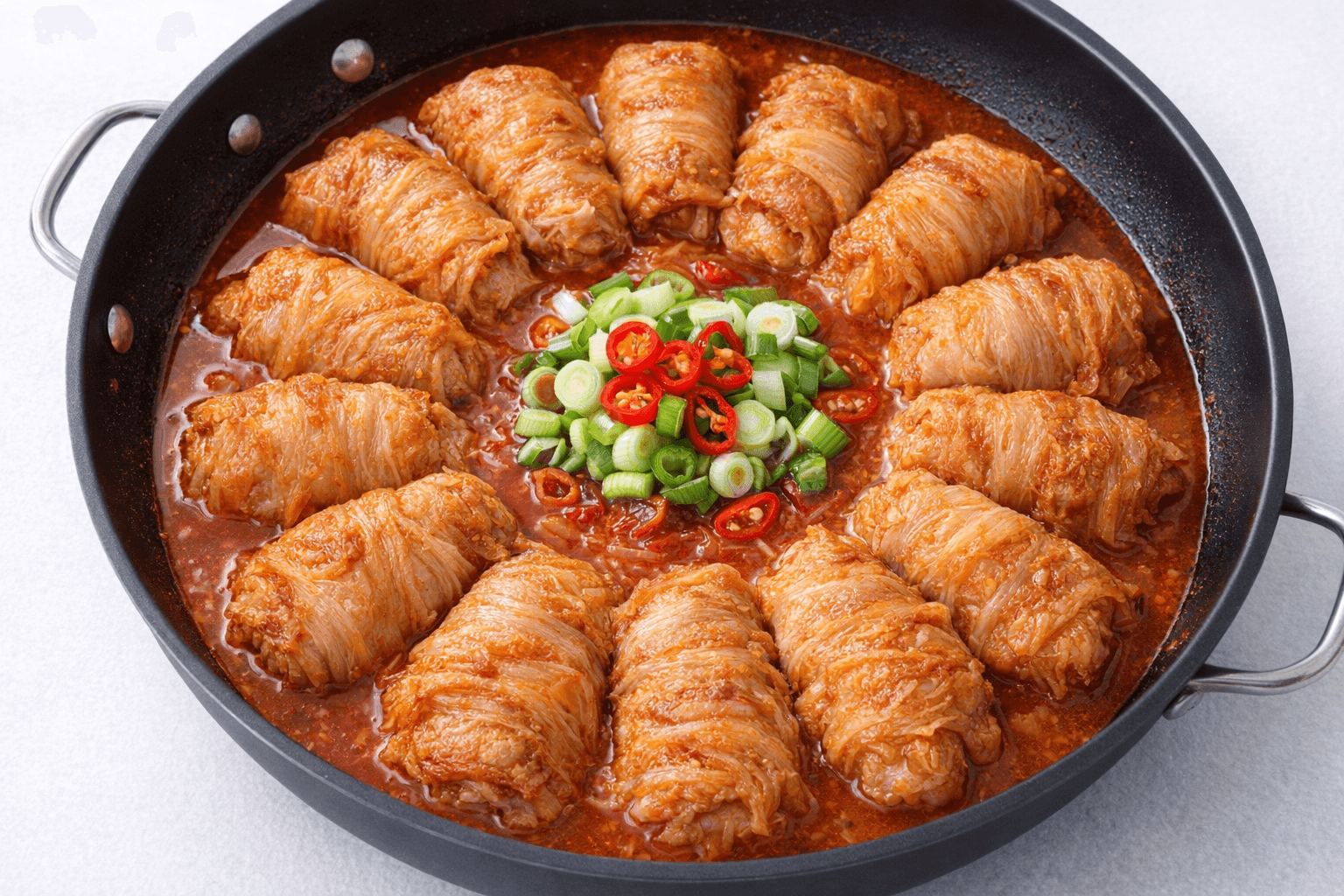 삼겹살 김치말이찜 사골육수 냄비요리