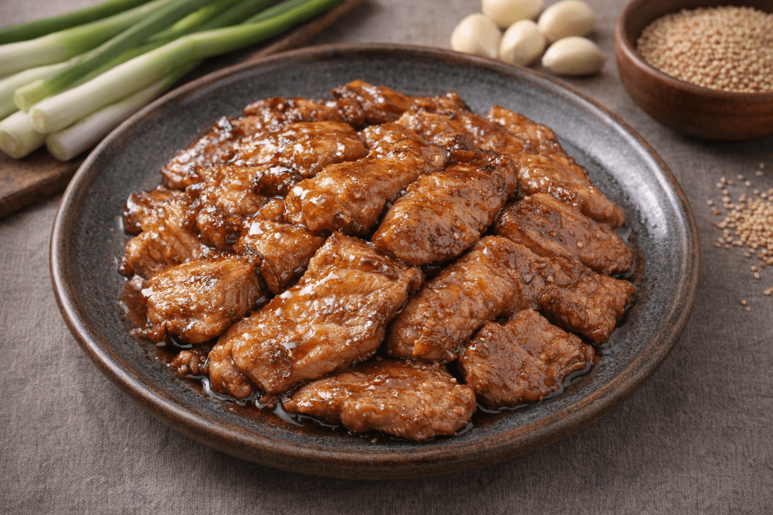 단 20분 만에 끝나는 기적! 평생 써먹는 단짠단짠 즉석 목살 양념구이 황금 레시피