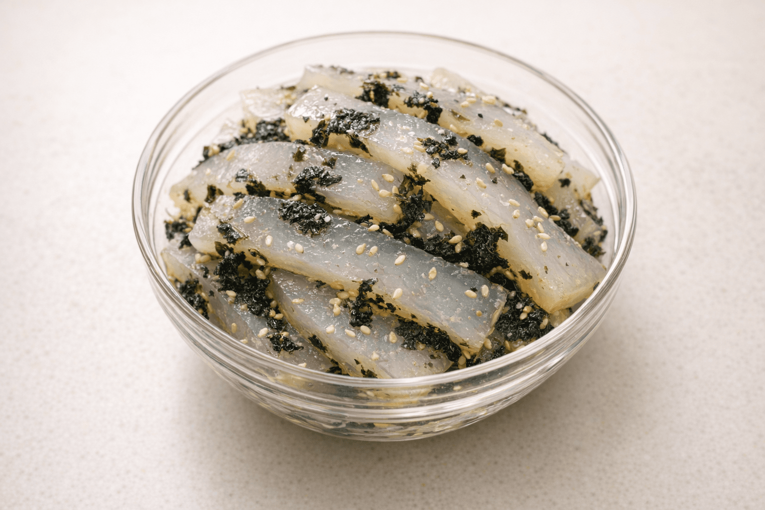 청포묵 김무침 반찬