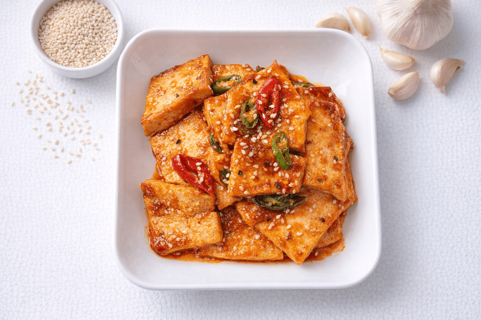 고기 대신 매일 먹어도 살 안 찌는 마법의 반찬! 쫄깃 매콤달콤 두부볶음 황금 레시피