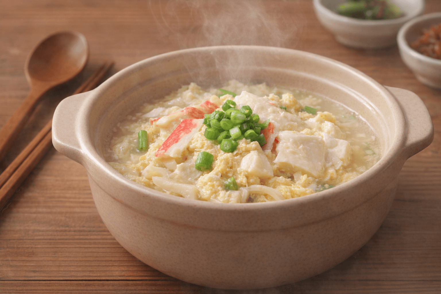 아침 굶지 마세요! 15분 완성 속 편하고 든든한 '게맛살 순두부 계란탕' 황금 레시피