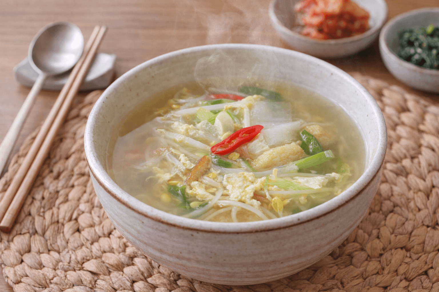 맑고 시원한 콩나물 북어국