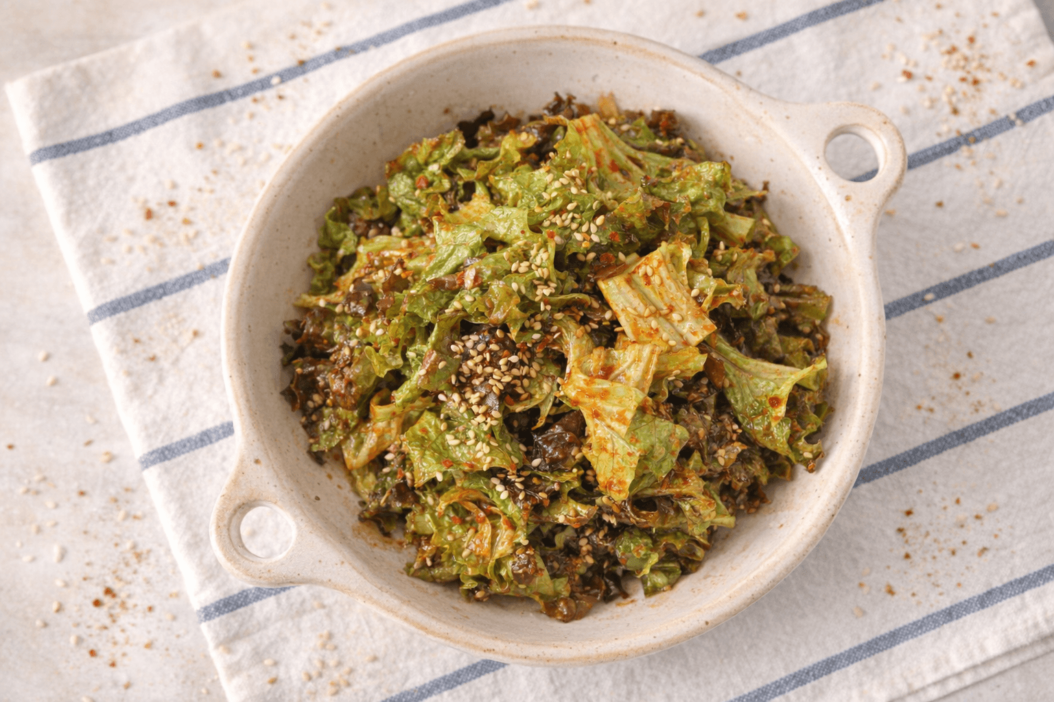 5분 만에 끝나는 초간단 밥도둑! 고기 먹을 때 절대 빠지면 안 되는 상추겉절이 황금 레시피