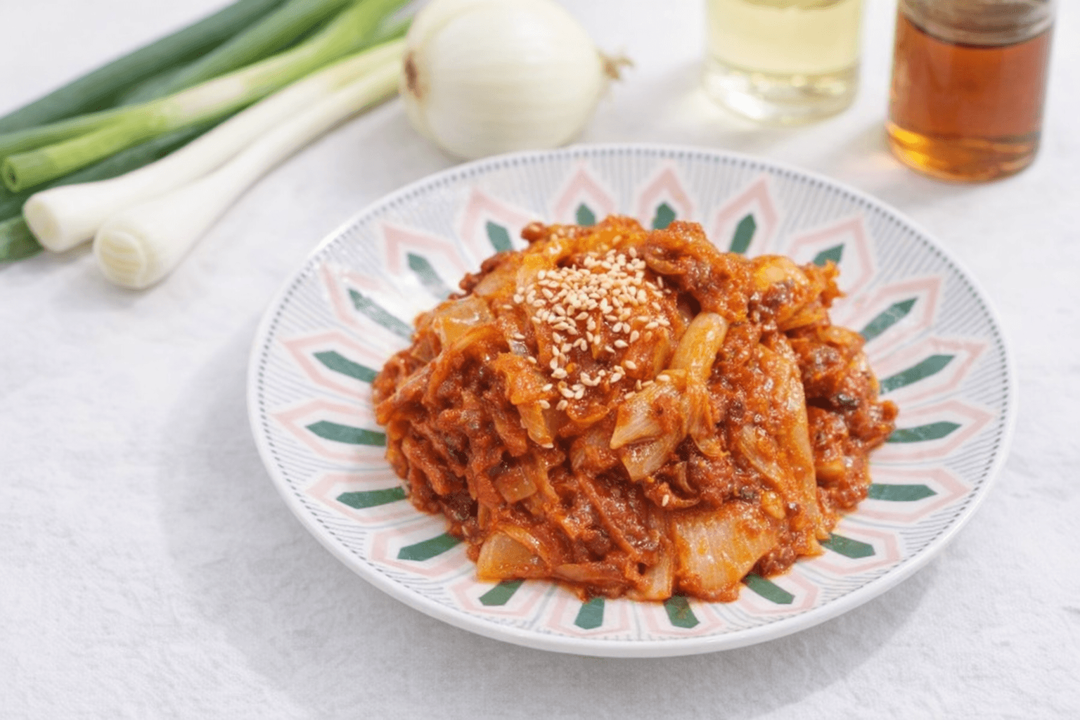 윤기나는 볶음김치 밑반찬