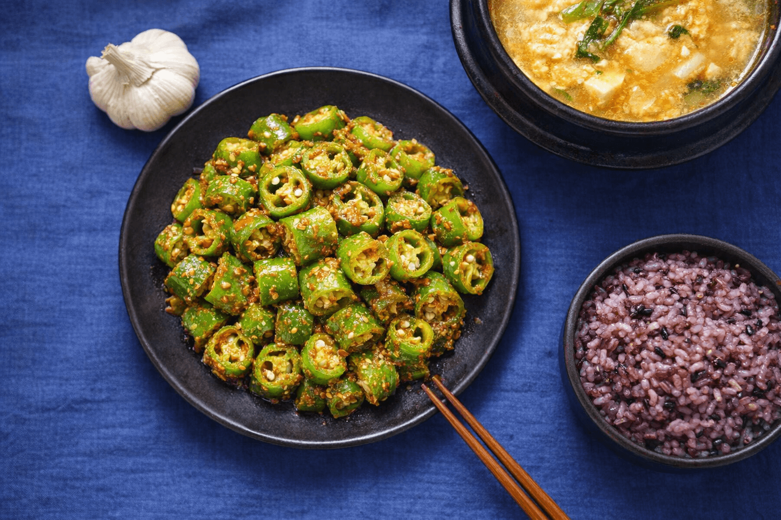 오이고추 된장무침 반찬