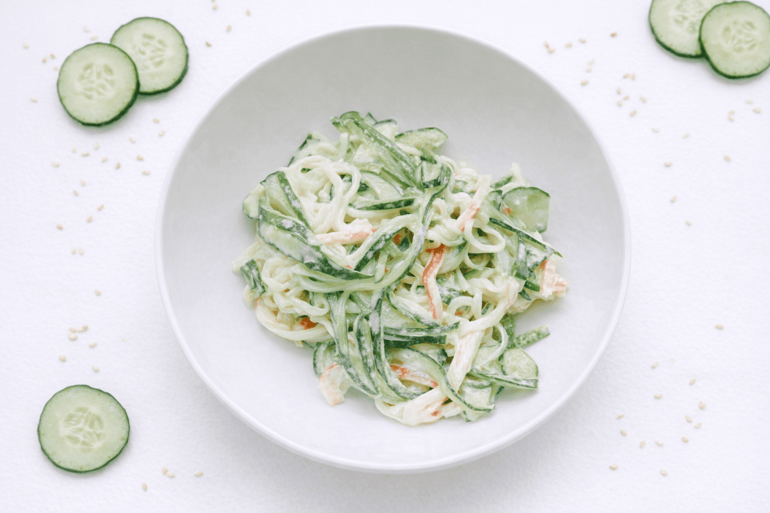 단 10분 컷! 입맛 없는 여름, 아삭하고 톡 쏘는 '오이크래미 연겨자 샐러드' 비법