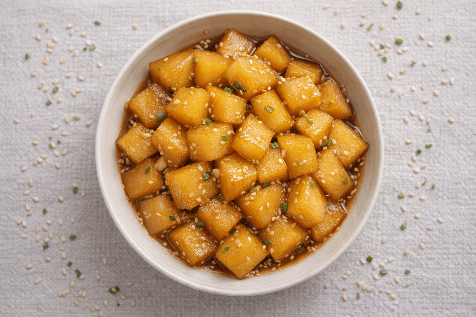 윤기나는 간장 감자조림