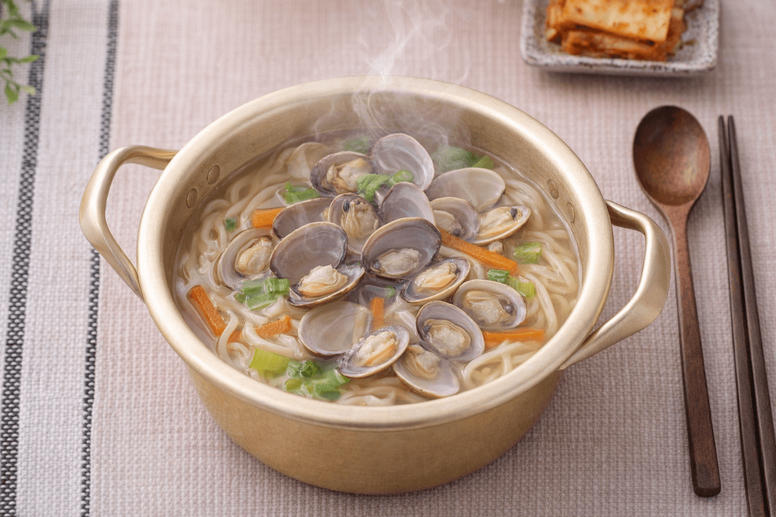 식당 사장님도 놀란 국물 맛! 평생 써먹는 바지락칼국수 황금레시피