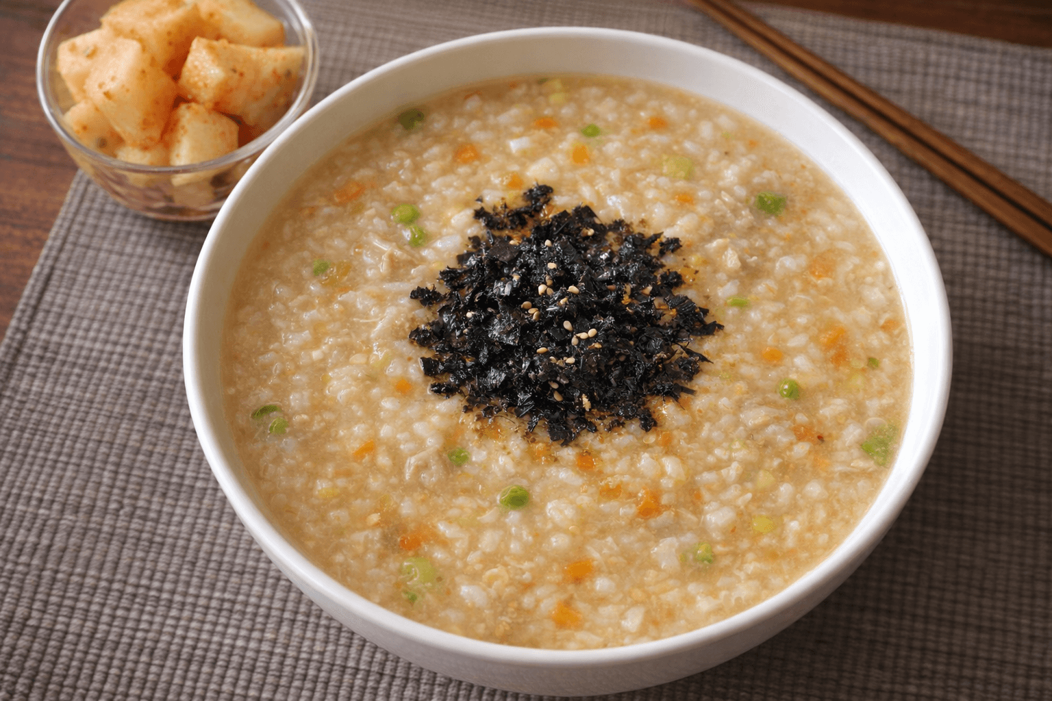 야채참치죽 레시피