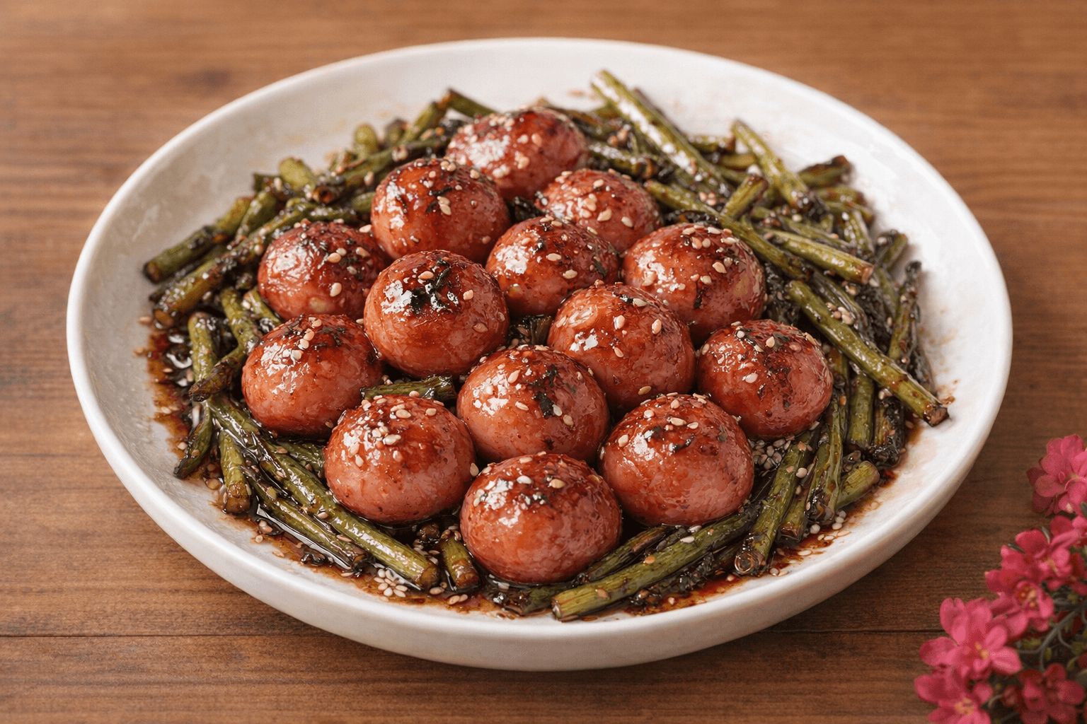 야채 거부하는 아이도 밥 두 공기 뚝딱! 초간단 '마늘쫑 소시지 볶음' 황금 레시피