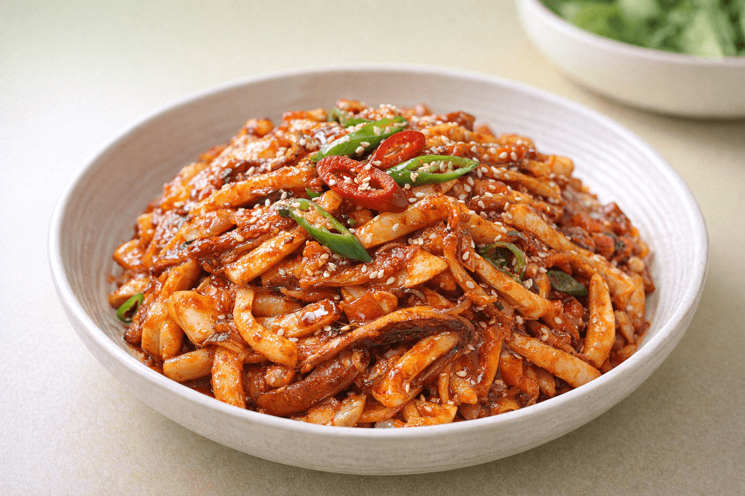 불맛 가득! 집에서 완벽하게 즐기는 매콤달콤 오징어볶음 황금 레시피