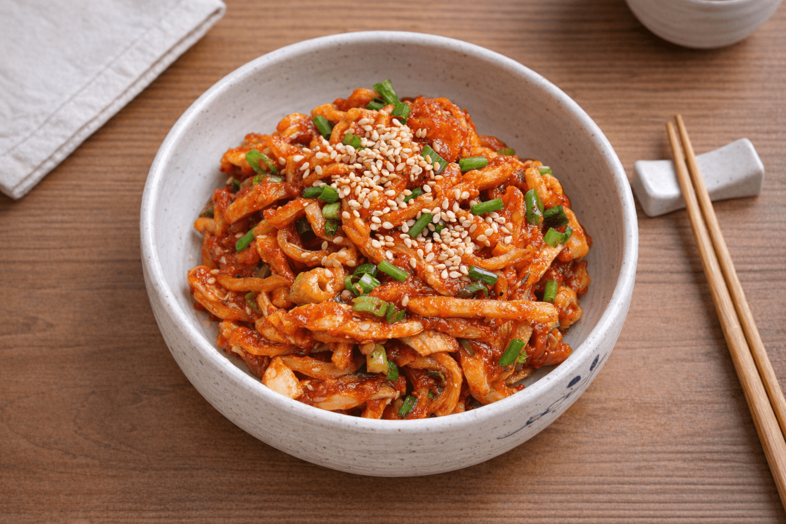 매콤달콤 오도독 무말랭이 무침 반찬