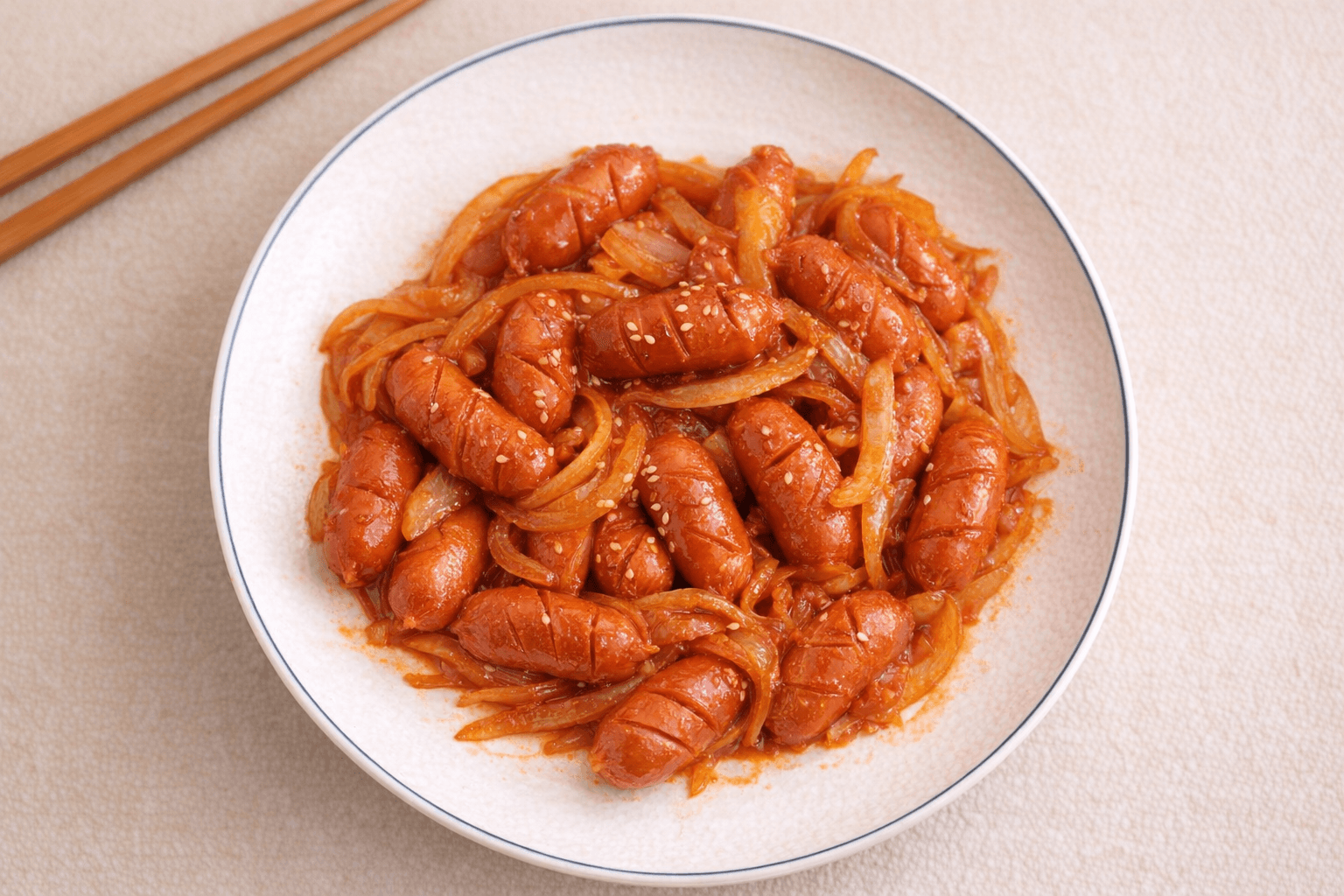 맥주 안주로 끝장나는 15분 완성 소세지 야채볶음! 특급 소스 비율 대공개