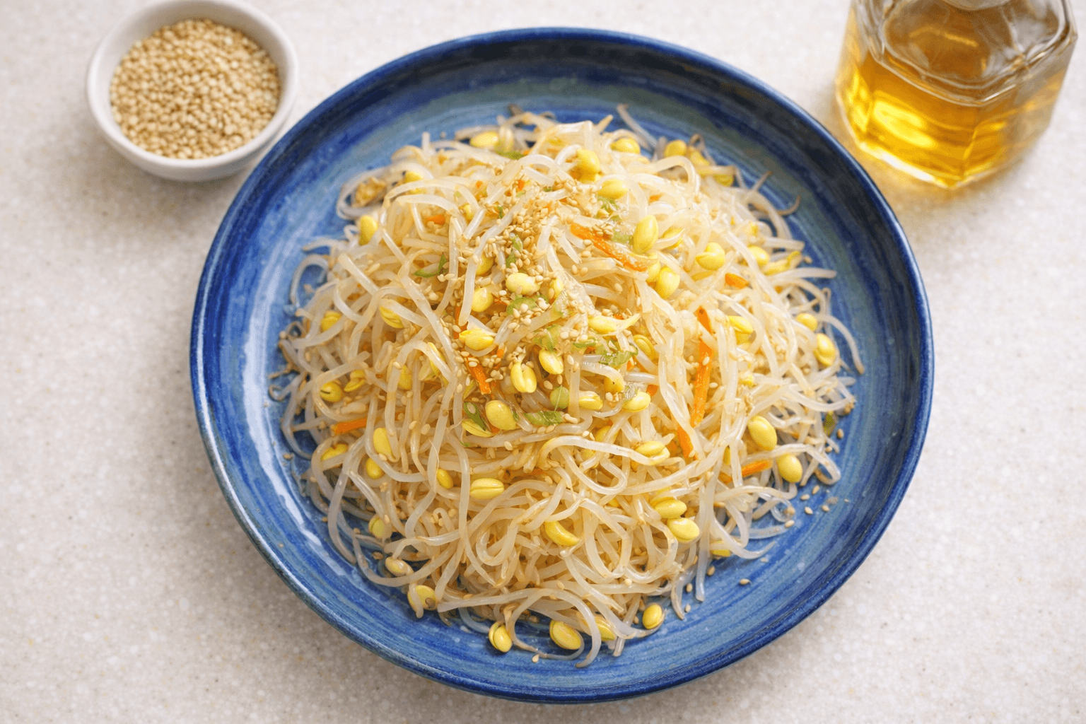 10분 만에 식당 뺨치는 맛! 물 없이 데쳐 영양 듬뿍, 아삭아삭 콩나물무침 황금 레시피