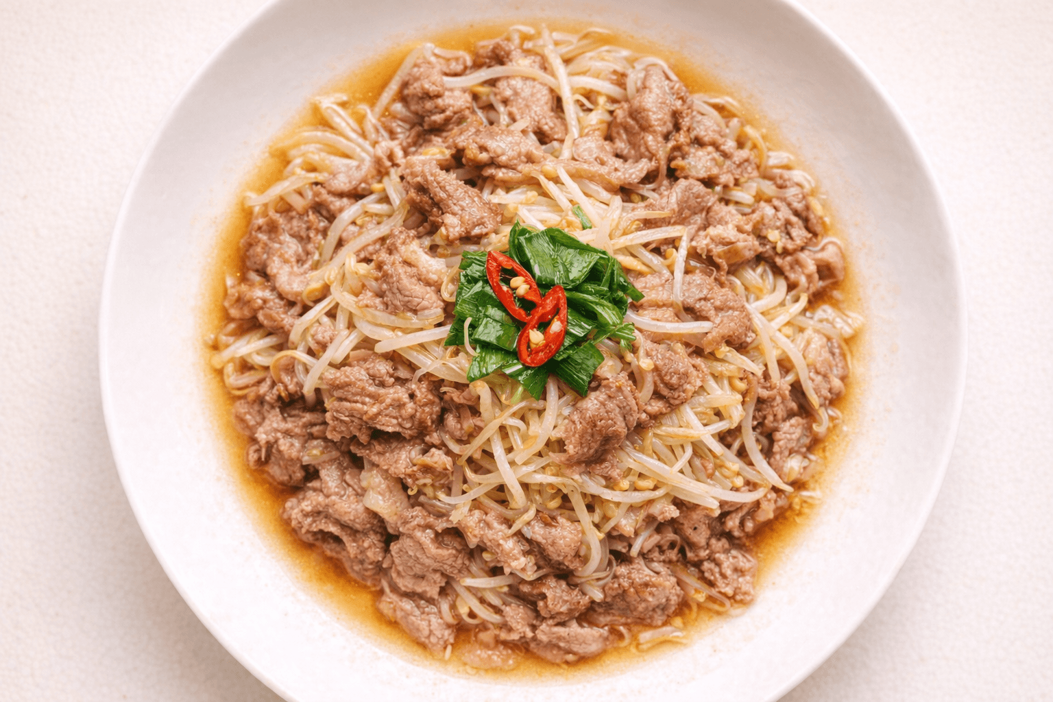 [초간단 10분 컷] 이자카야 갈 필요 없는 궁극의 차돌박이 숙주볶음 황금 레시피!