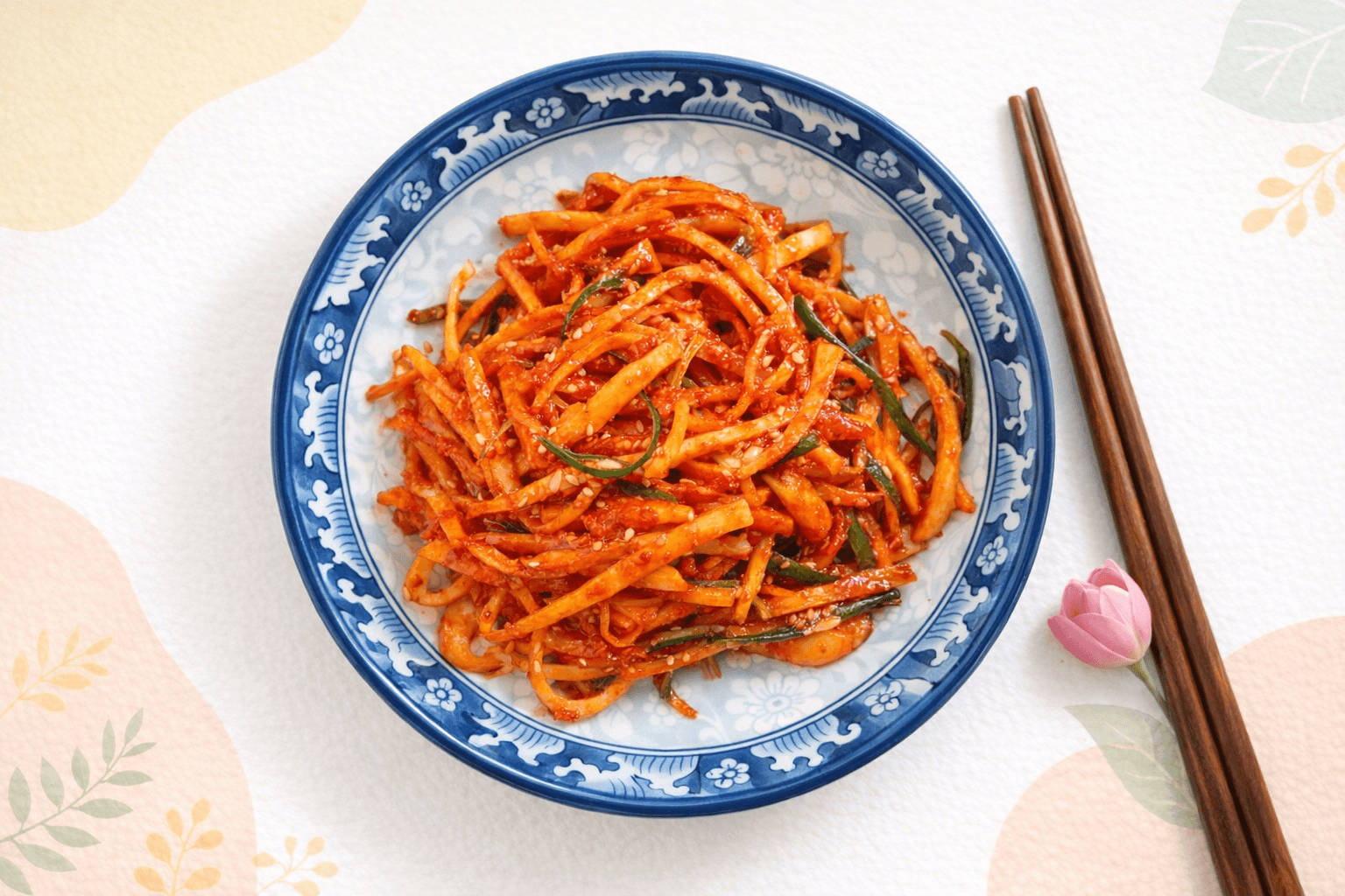 [절대 실패 없는 황금레시피] 입맛 돋우는 밥도둑, 새콤달콤 쌉싸름한 도라지무침 만들기!