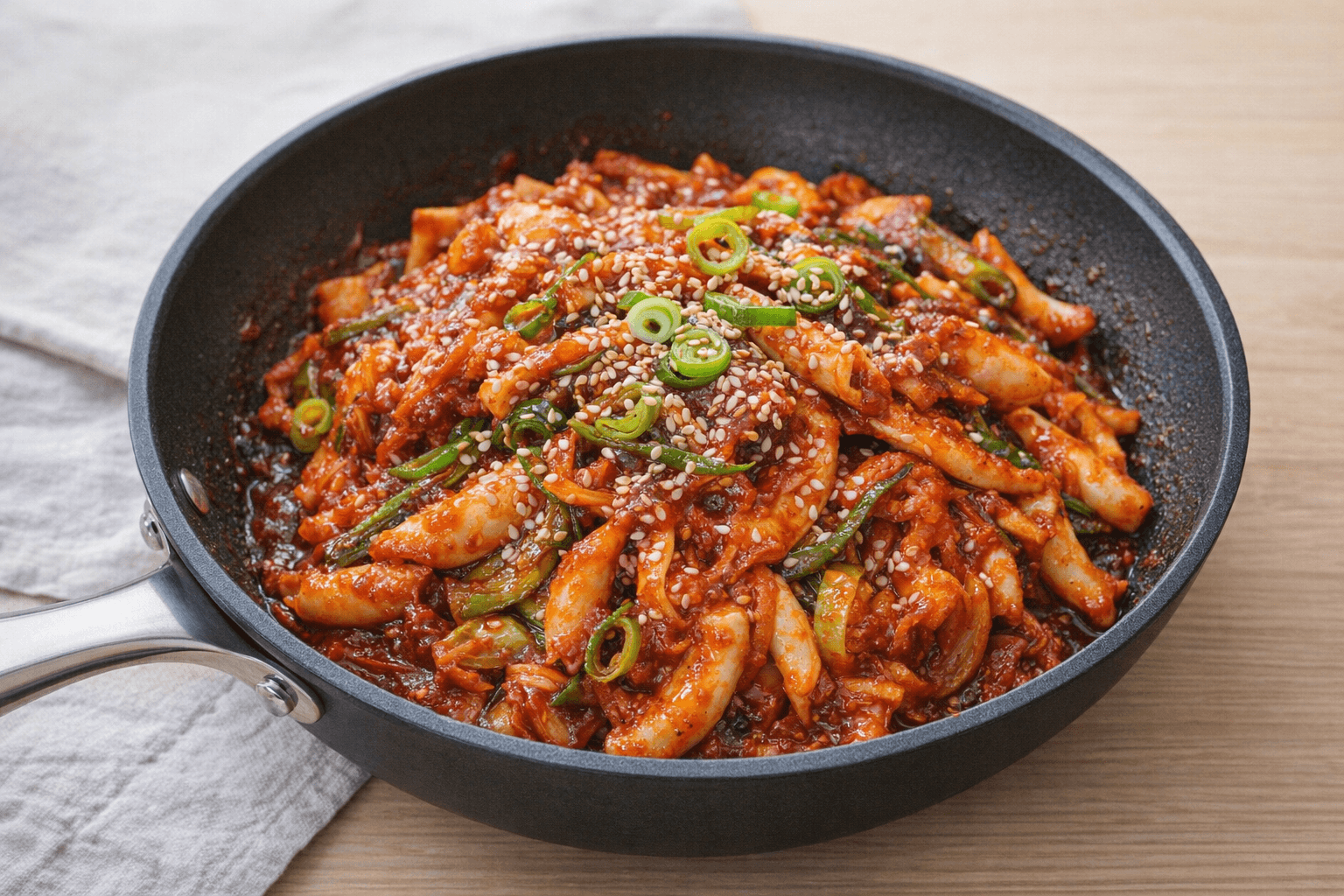 매콤달콤 오징어볶음