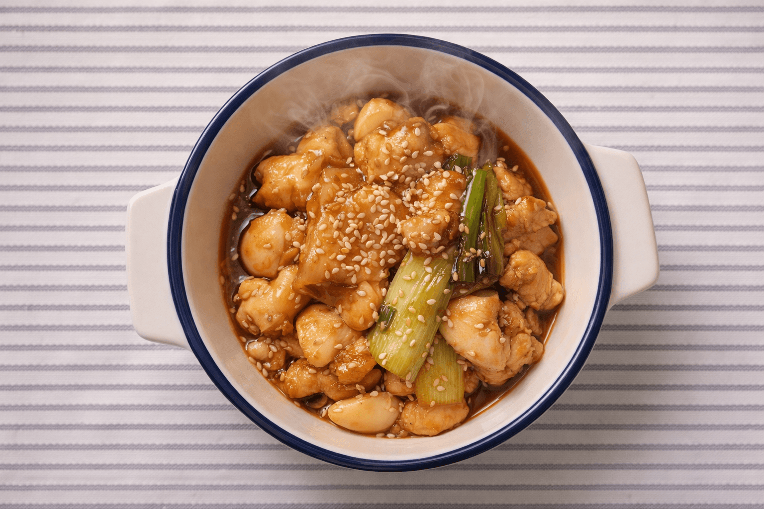 대파 닭안심 간장 조림 반찬