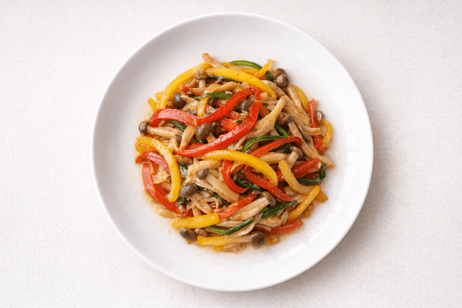 [10분 완성] 절대 실패 없는 마약 반찬! 굴소스 파프리카 버섯볶음 황금 레시피