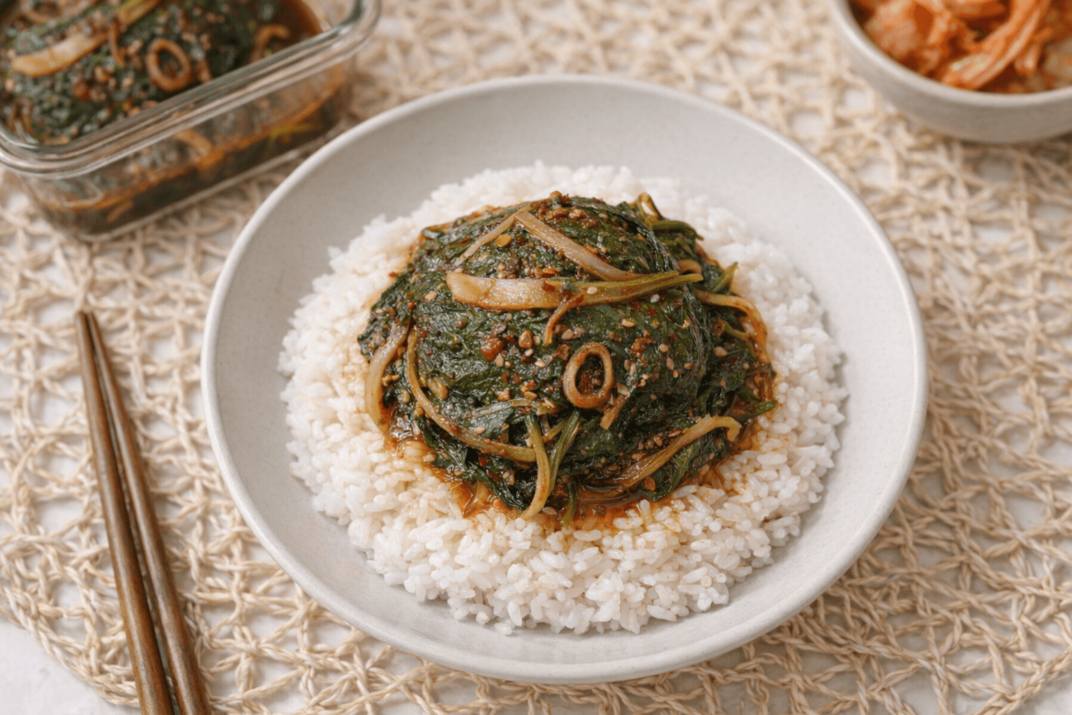 밥솥 털이범 검거! 불 없이 2분 만에 완성하는 초간단 전자레인지 깻잎찜 황금레시피