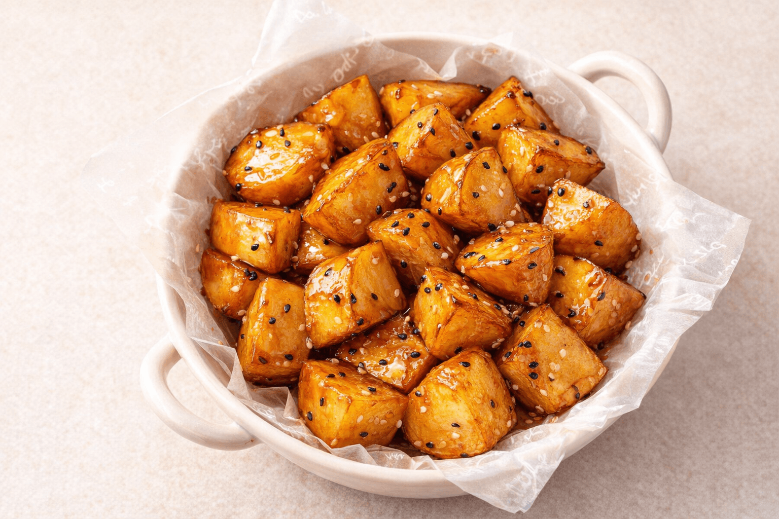 기름 없이 바삭 쫀득! 에어프라이어 고구마 맛탕, 20분 완성 초간단 황금 레시피