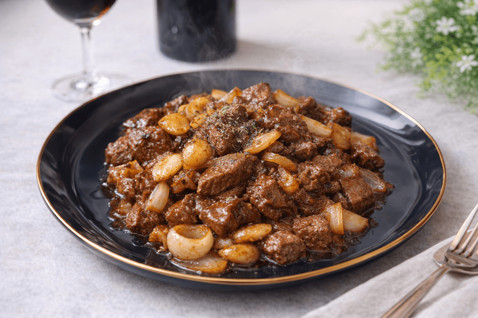 찹스테이크 소고기 홈파티 요리