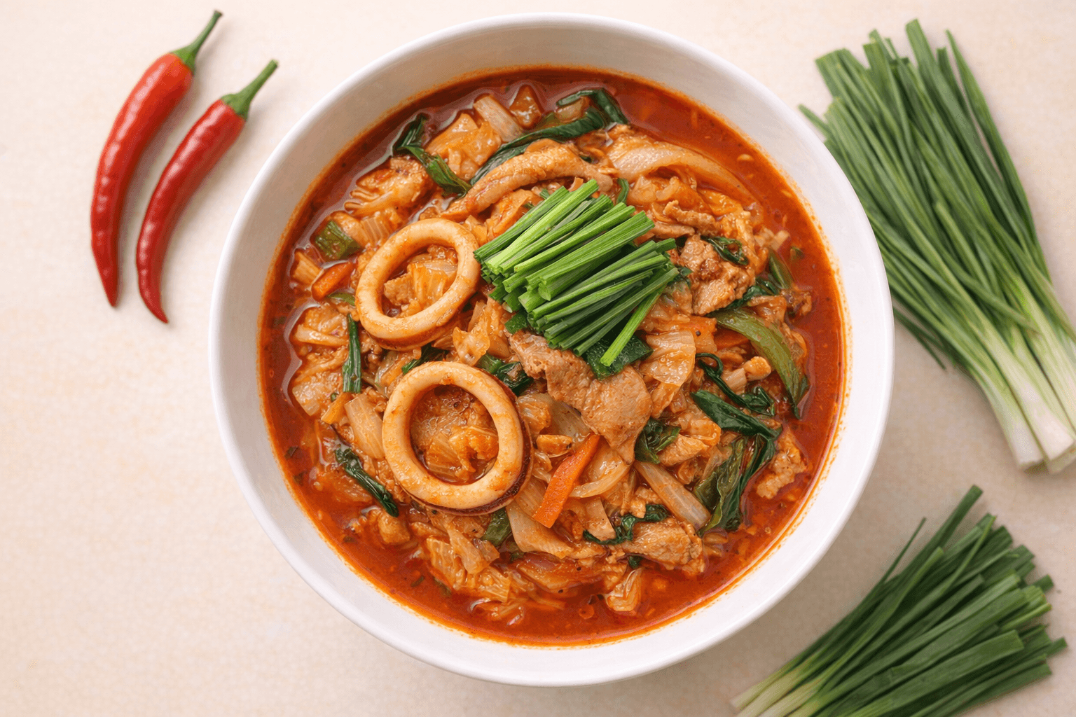 얼큰한 해물 짬뽕