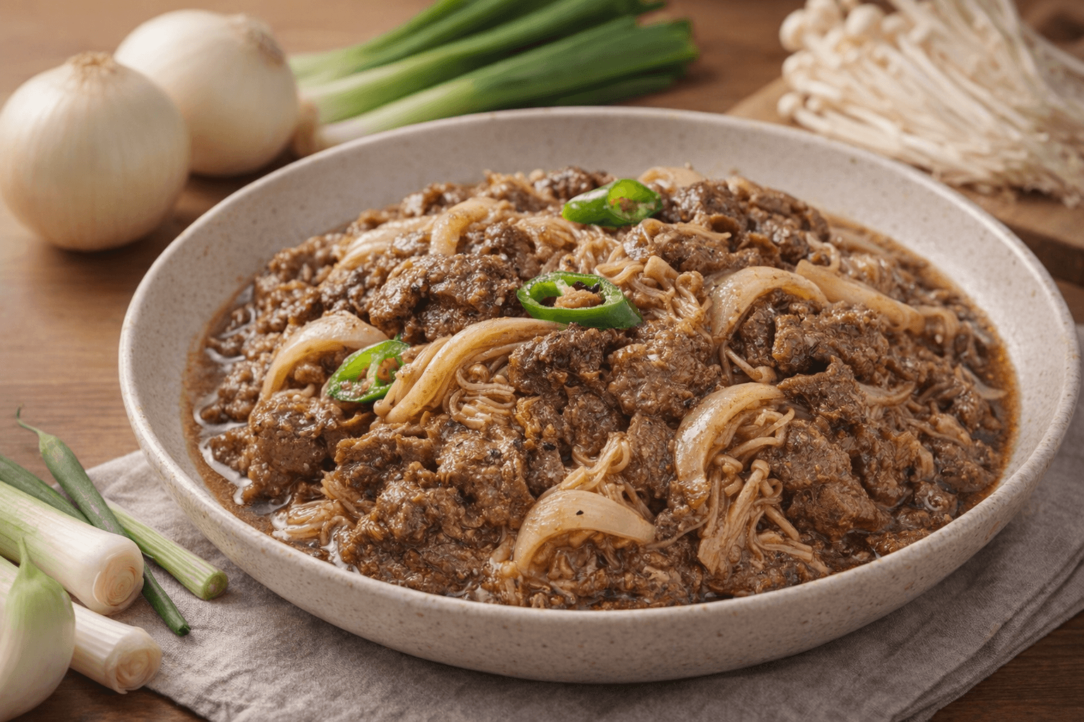 소불고기 황금 양념 레시피