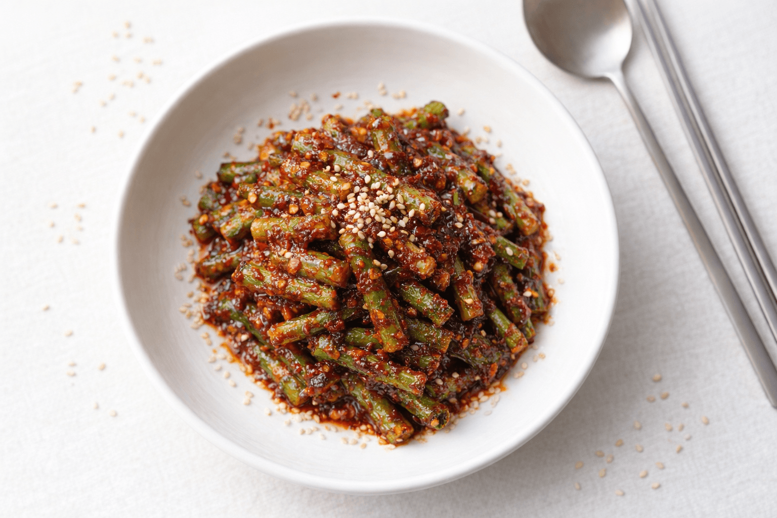 입맛 살려주는 초간단 밥도둑! 10분 컷 마늘쫑 고추장 무침 황금 레시피