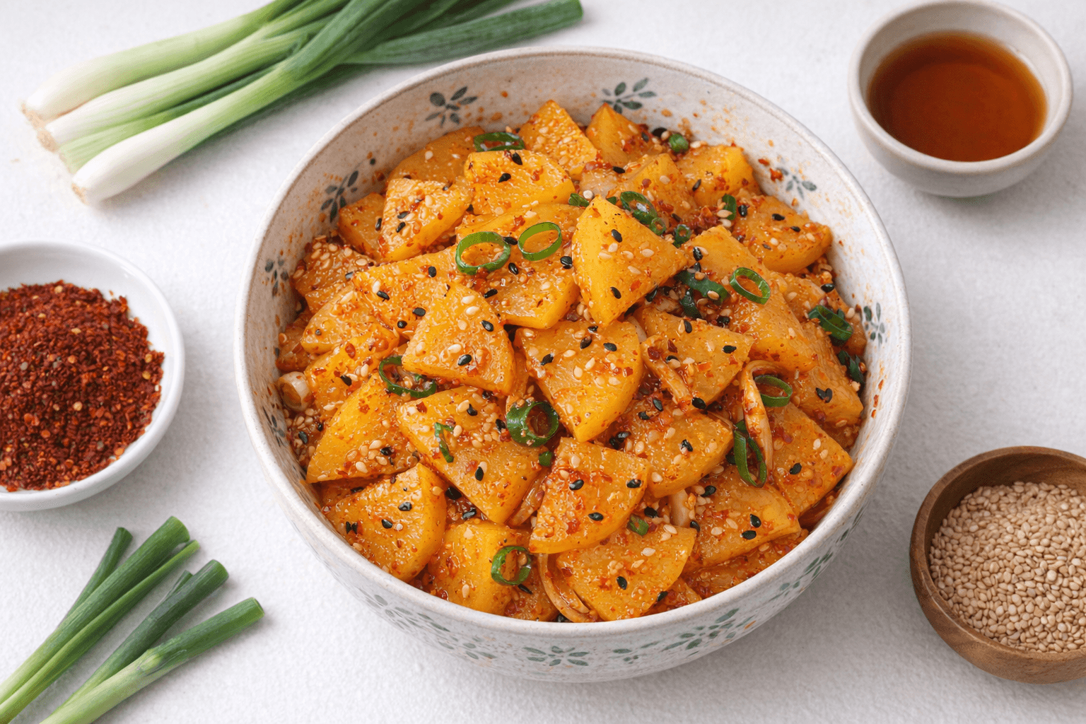 매콤달콤 단무지 무침 썸네일