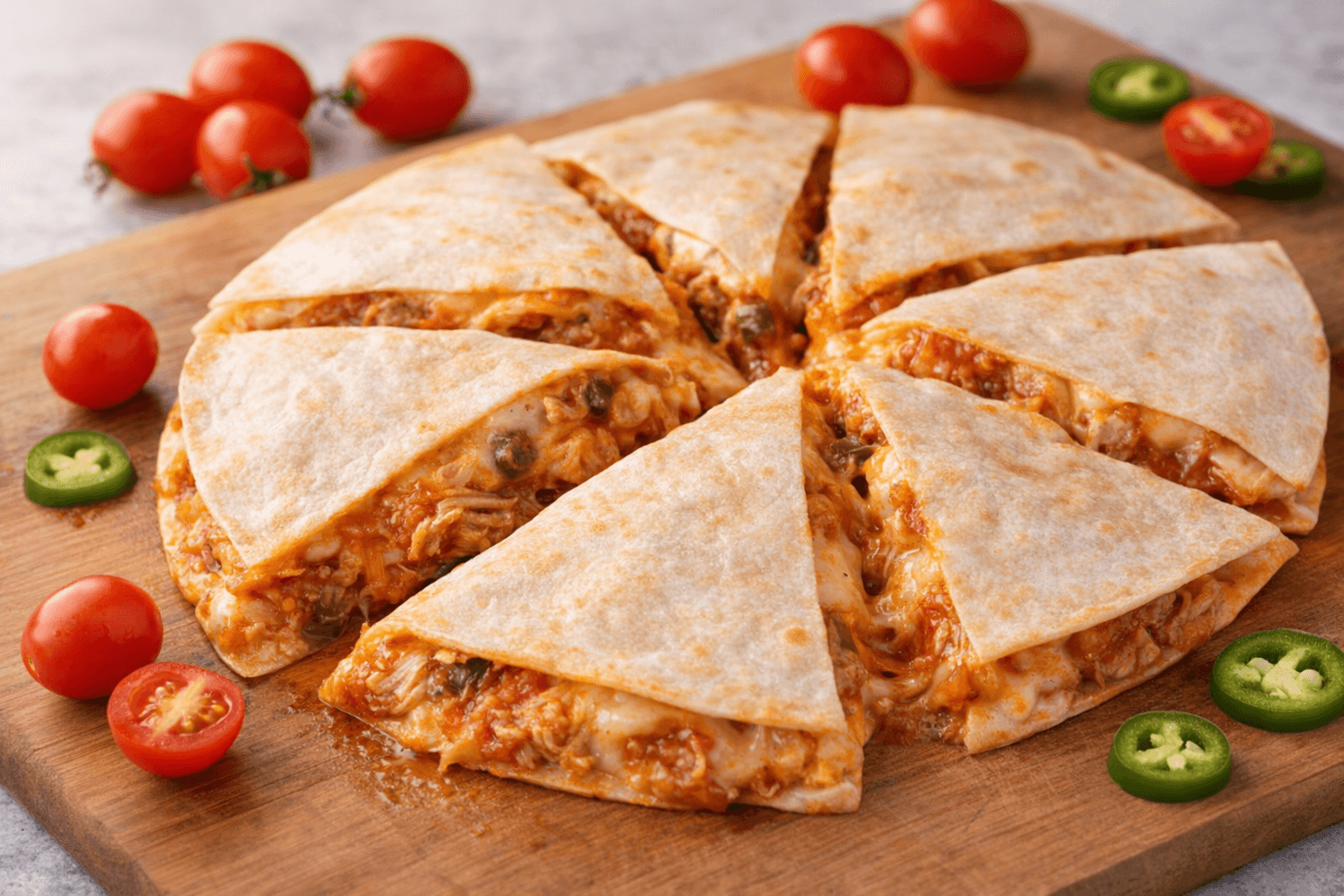 매콤 참치 퀘사디아 치즈 요리