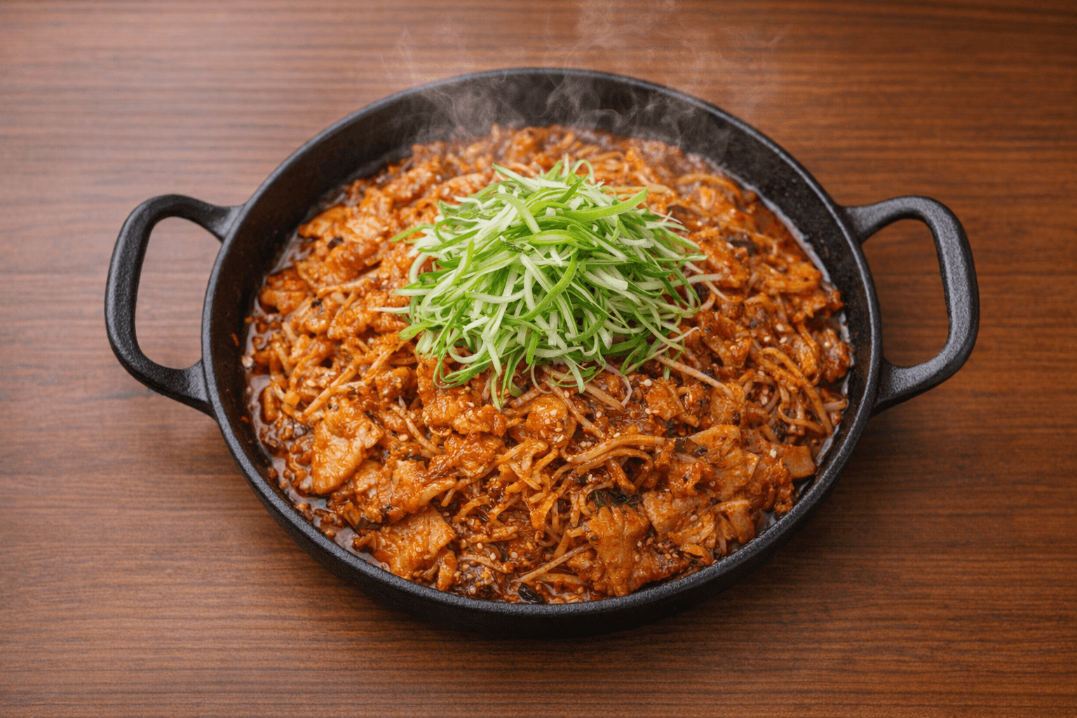 [초간단 15분 완성] 파채 듬뿍! 아삭한 숙주와 매콤 달콤 대패삼겹살 볶음 황금 레시피