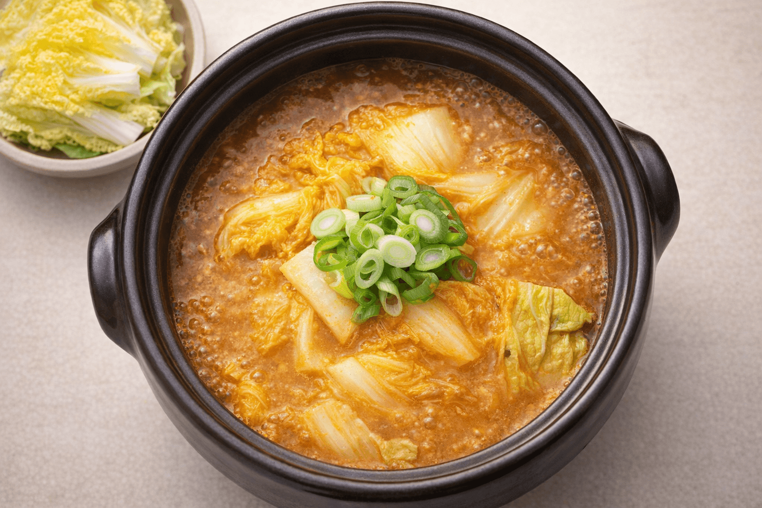 얼큰한 알배추 된장국