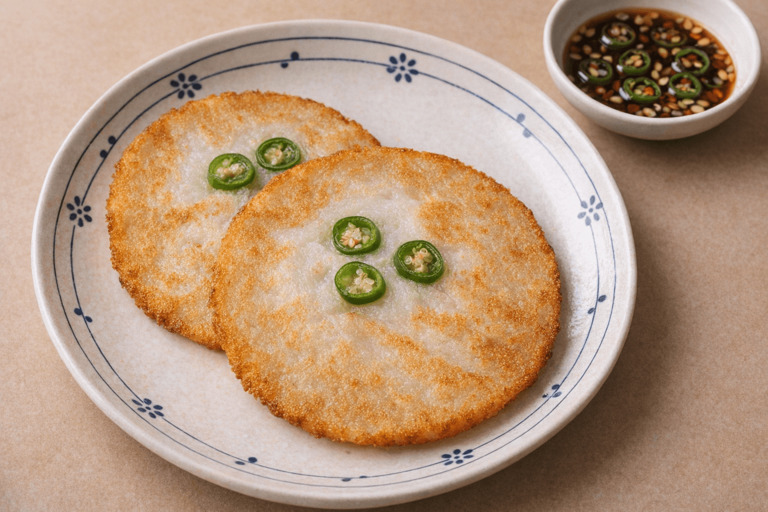 바삭하고 쫀득한 믹서기 감자전