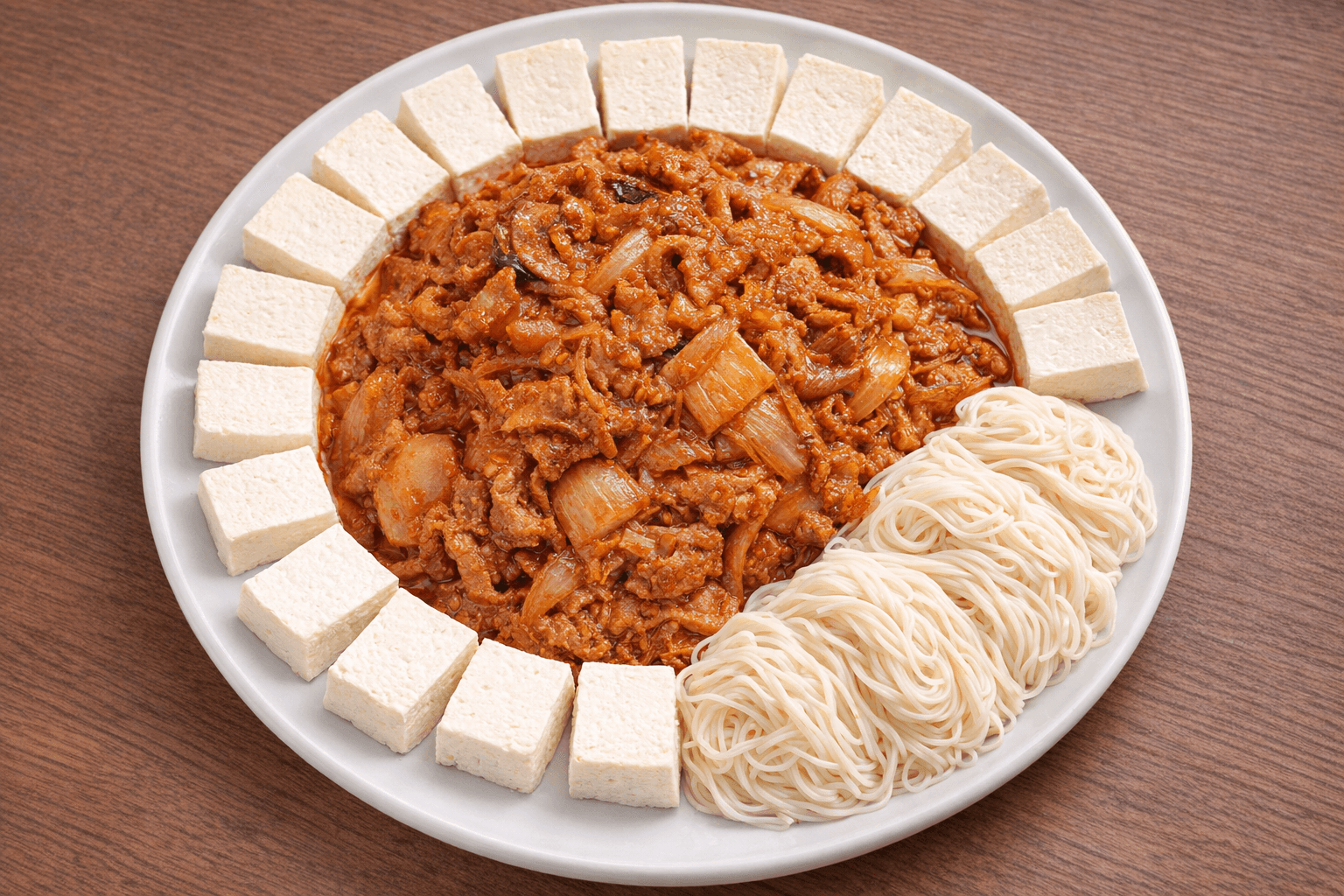 대패삼겹살 두부김치 소면 안주