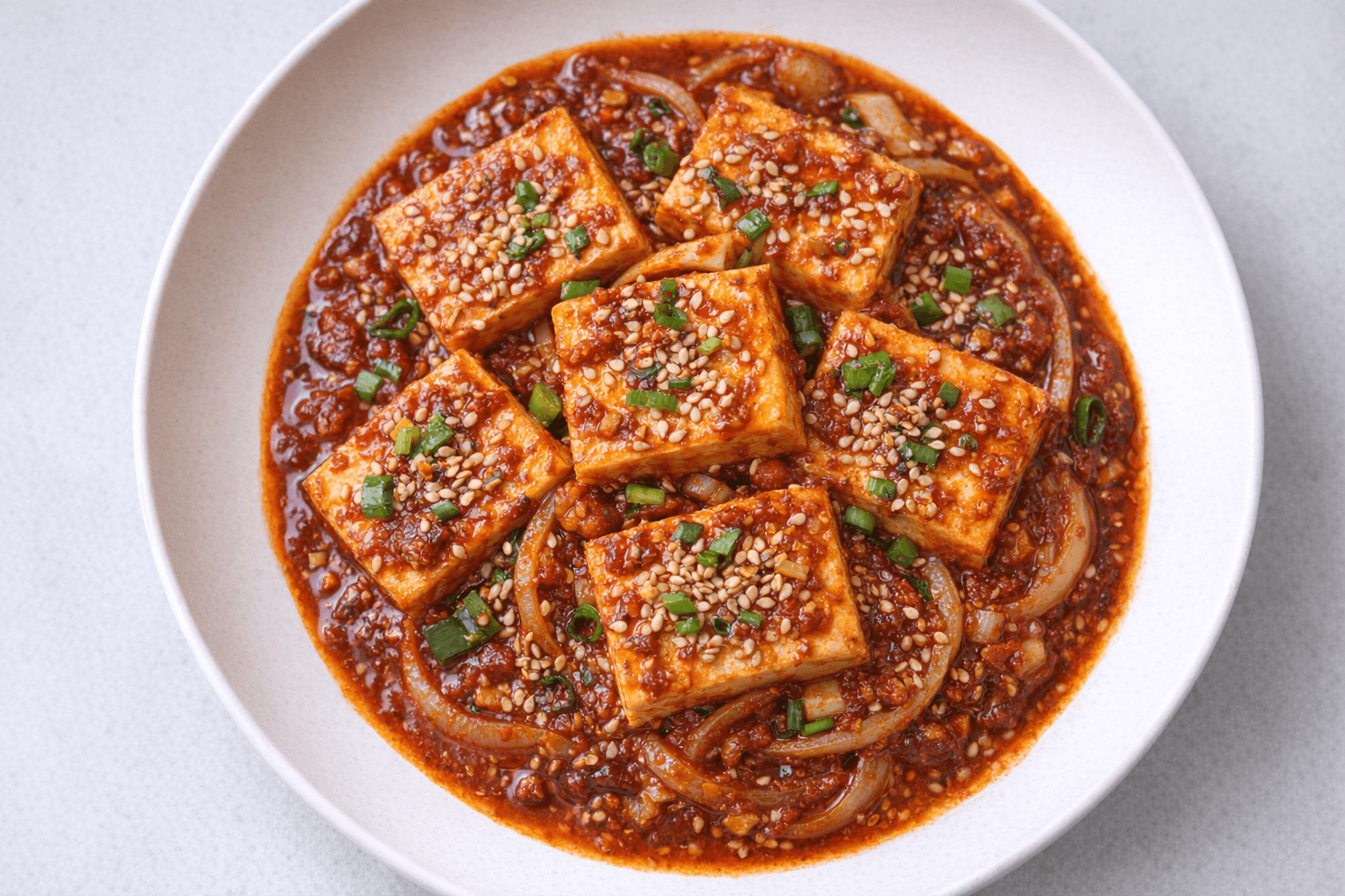 밥 두 공기 뚝딱! 마법의 양념장으로 완성하는 초간단 얼큰 두부조림 비법