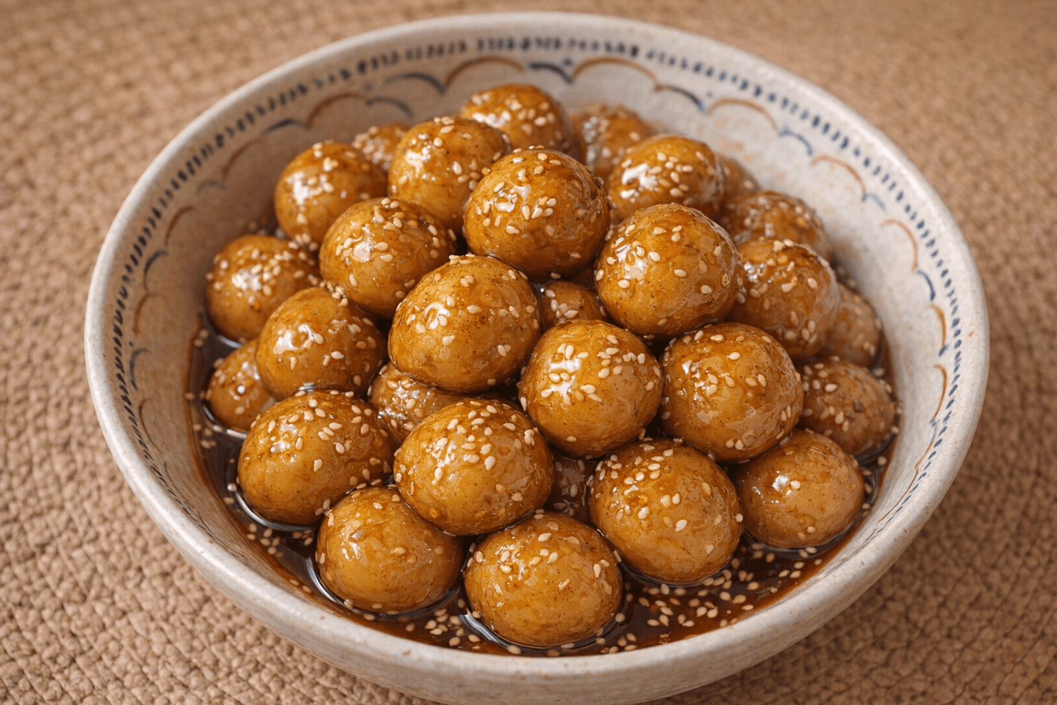 윤기 흐르는 단짠 알감자조림