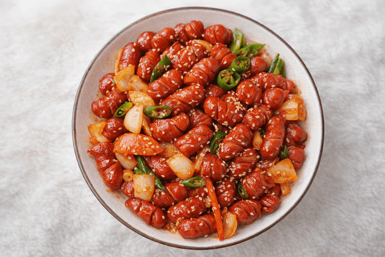 밥 두 공기 순삭! 절대 실패 없는 매콤달콤 비엔나 소시지 볶음 황금 레시피