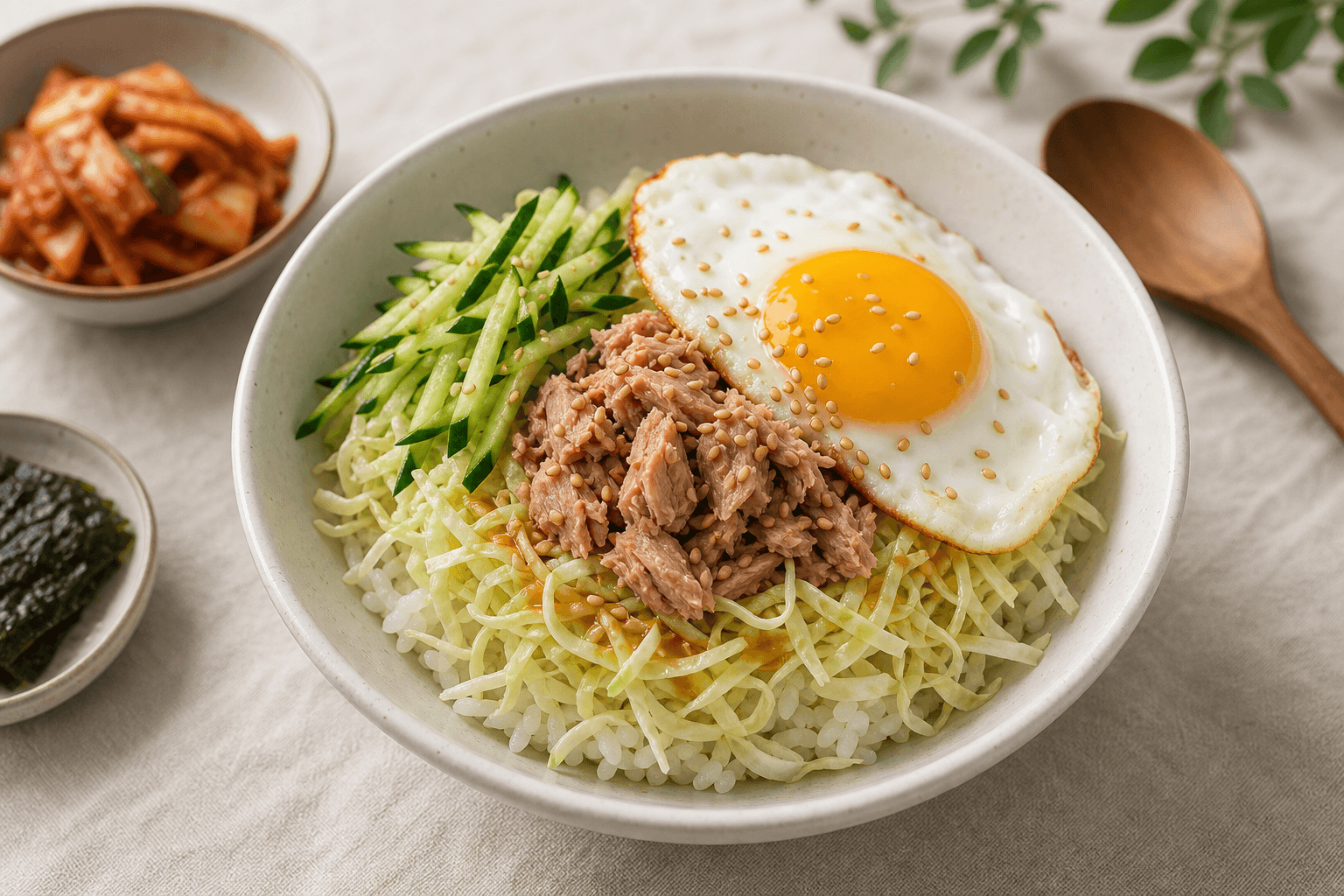 양배추 참치 덮밥 집밥 레시피