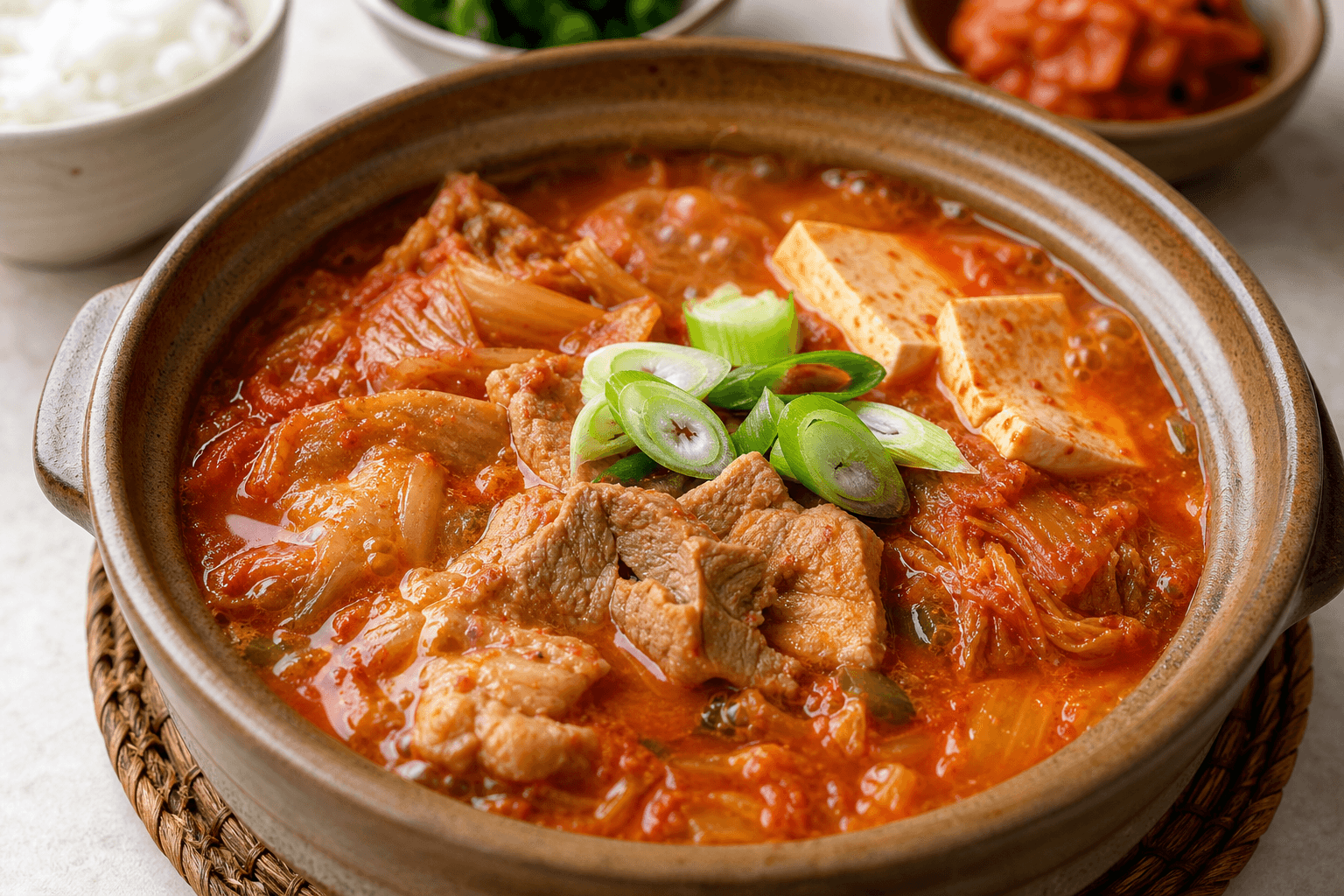 돼지고기 김치찌개 집밥 레시피