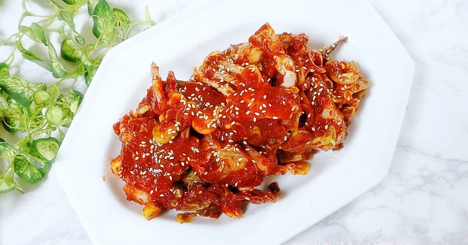 양념게장 레시피 양념 냉동꽃게장 꽃게무침 만드는법